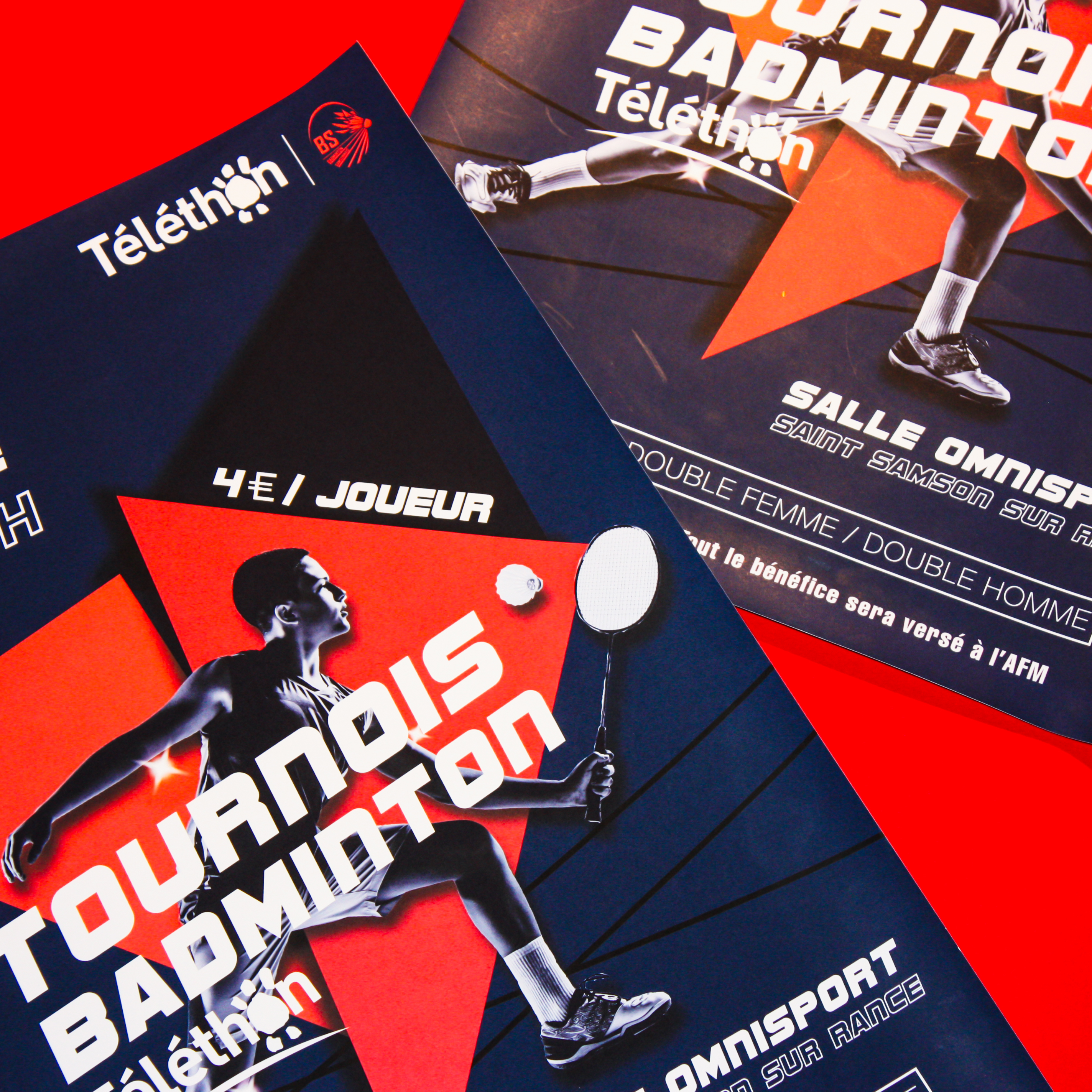Affiches du tournoi Téléthon