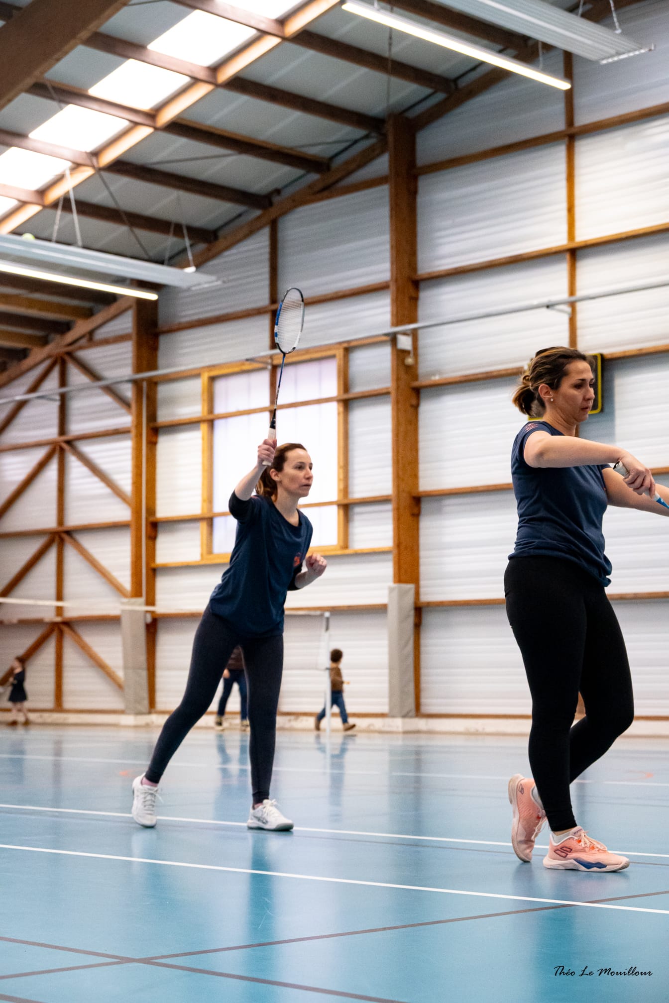 Équipe féminine du Badminton Samsonnais en double